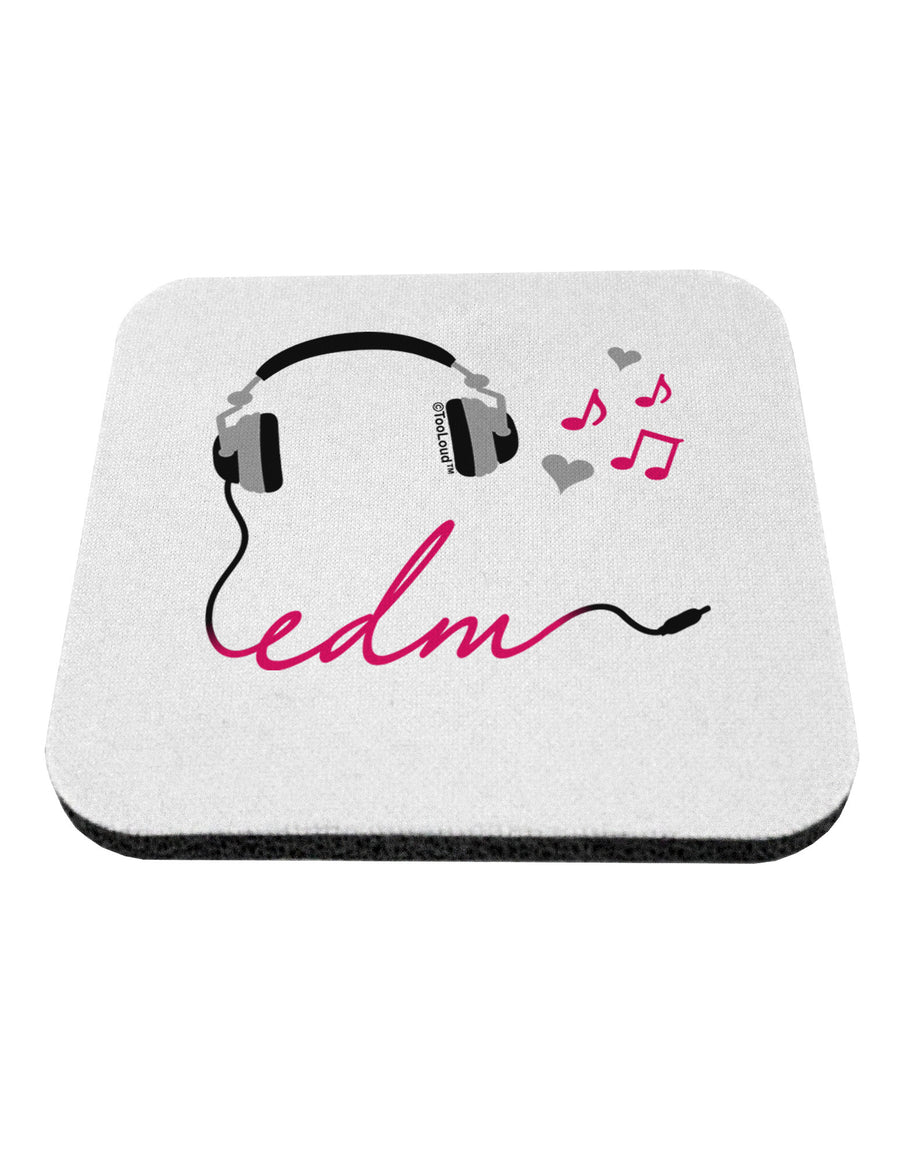 EDM Cord Pink Coaster-Coasters-TooLoud-White-Davson Sales