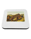 Arizona Mountains Watercolor Coaster-Coasters-TooLoud-White-Davson Sales