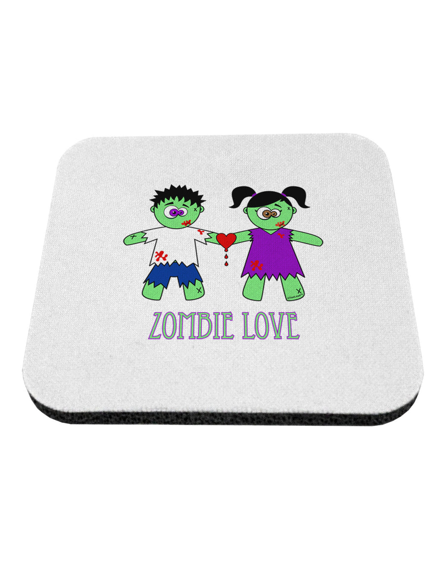 Zombie Love Couple Halloween Coaster-Coasters-TooLoud-White-Davson Sales