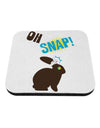 Oh Snap Chocolate Easter Bunny Coaster-Coasters-TooLoud-White-Davson Sales