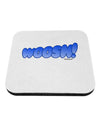 Onomatopoeia WOOSH Coaster-Coasters-TooLoud-White-Davson Sales