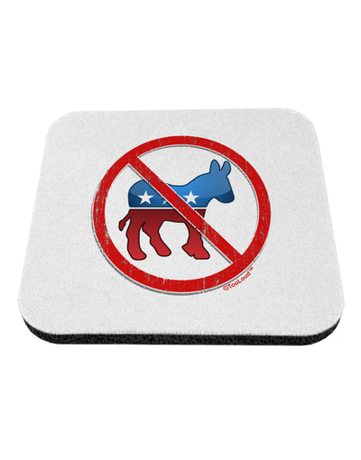 Distressed No Democrats Sign Coaster-Coasters-TooLoud-1-Davson Sales