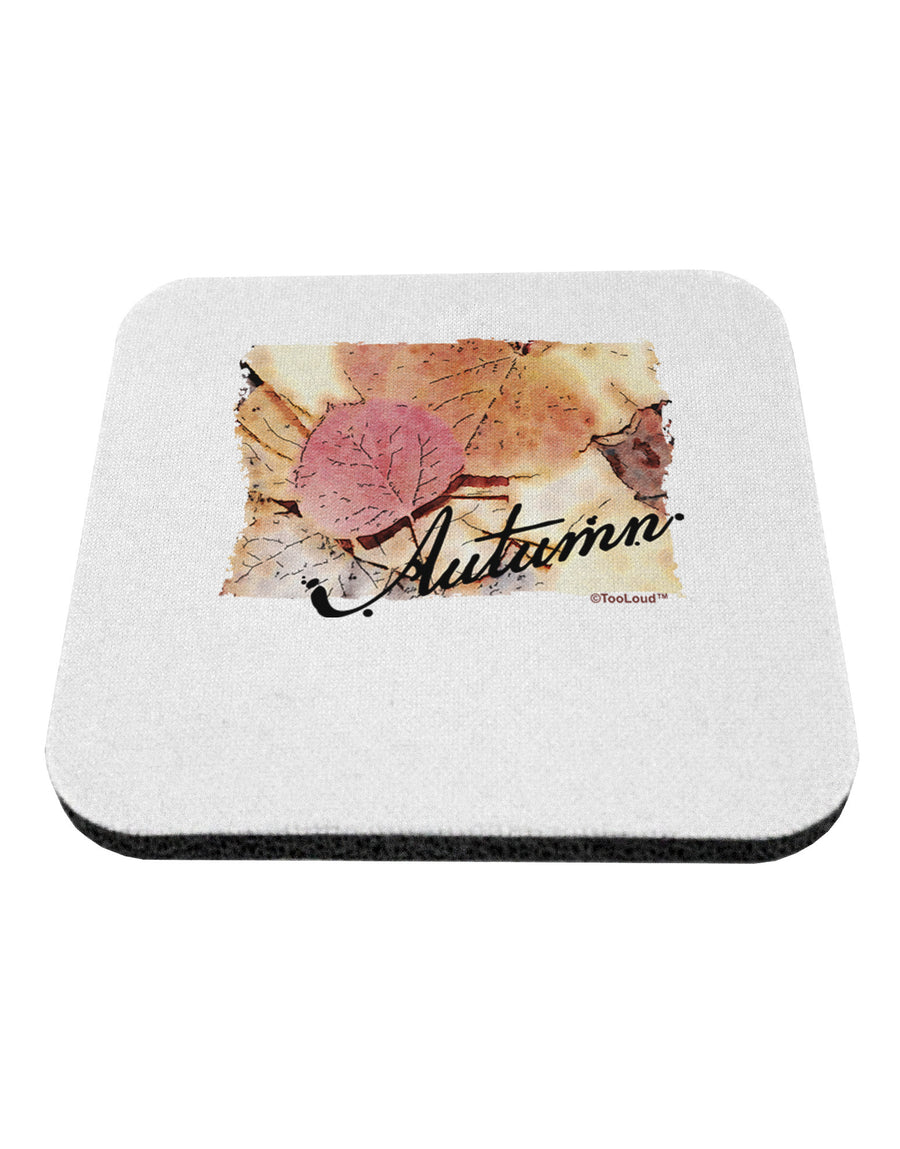 Colorado - Autumn WaterColor Text Coaster-Coasters-TooLoud-1-Davson Sales