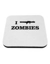 I Bazooka Zombies - Funny Apocalypse Coaster-Coasters-TooLoud-White-Davson Sales