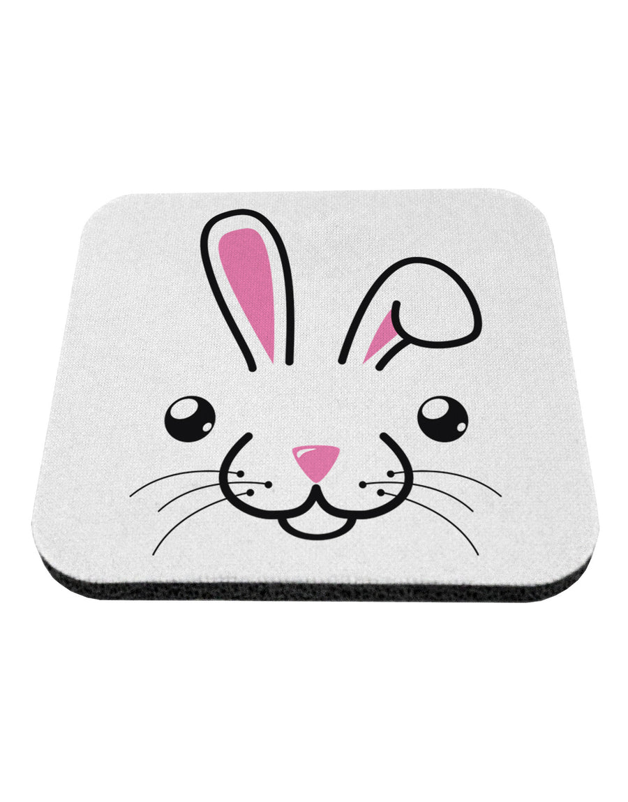 Cute Bunny Face Coaster-Coasters-TooLoud-White-Davson Sales