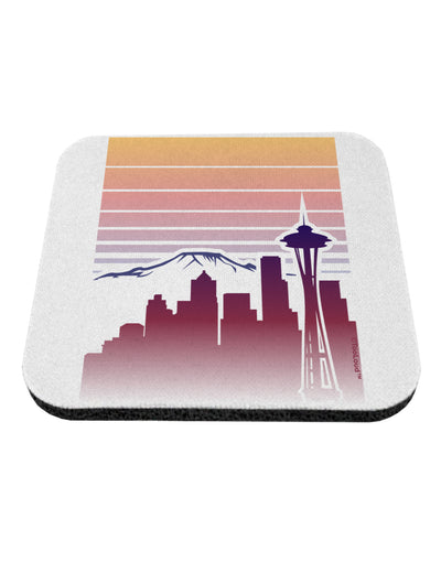 Seattle Skyline Sunrise Coaster-Coasters-TooLoud-1-Davson Sales