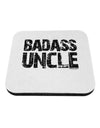 Badass Uncle Coaster by TooLoud-Coasters-TooLoud-White-Davson Sales
