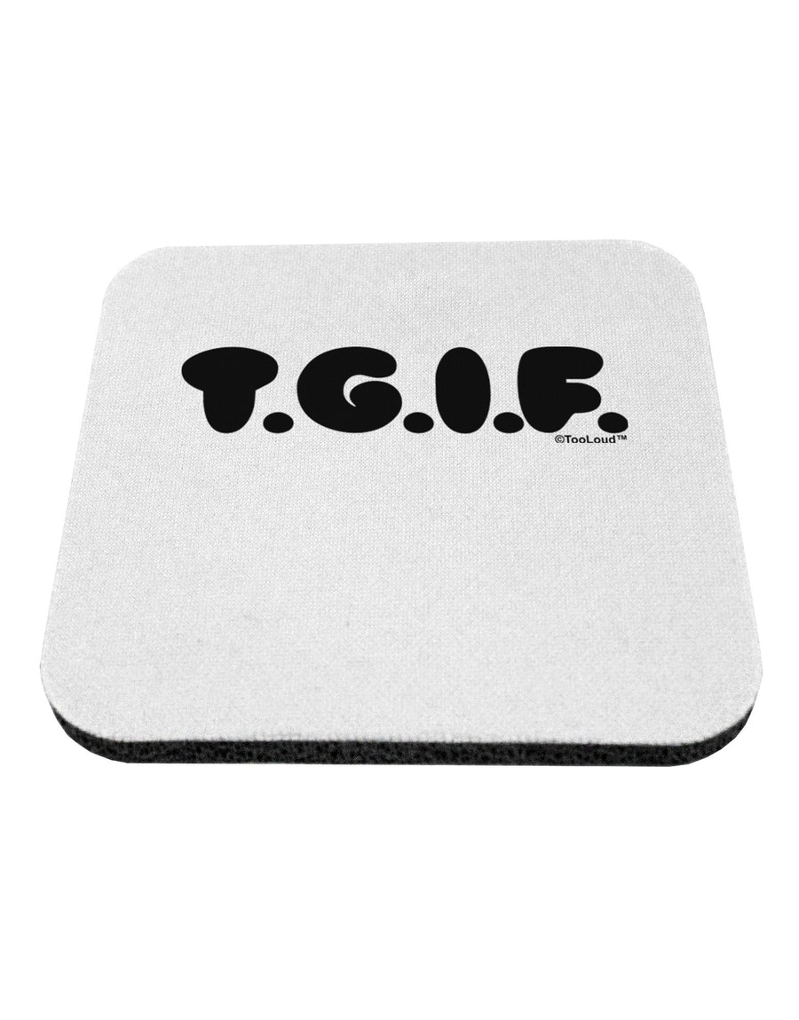 Thank God It's Friday - TGIF Coaster by TooLoud-Coasters-TooLoud-White-Davson Sales