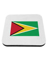 TooLoud Guyana Flag Coaster-Coasters-TooLoud-1 Piece-Davson Sales