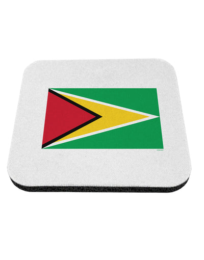 TooLoud Guyana Flag Coaster-Coasters-TooLoud-1 Piece-Davson Sales