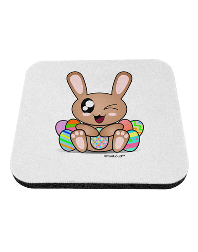 Cute Bunny with Eggs Coaster-Coasters-TooLoud-1-Davson Sales