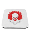 Extra Scary Clown Watercolor Coaster-Coasters-TooLoud-White-Davson Sales