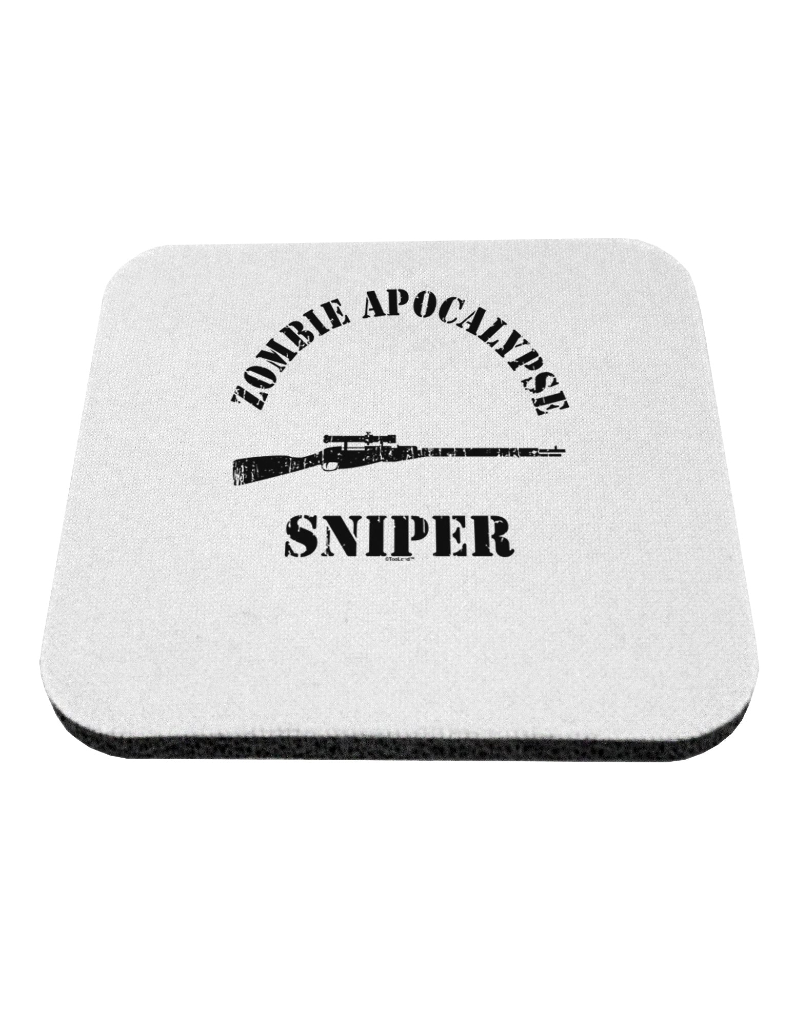 Zombie Apocalypse Group Role Sniper Coaster-Coasters-TooLoud-White-Davson Sales