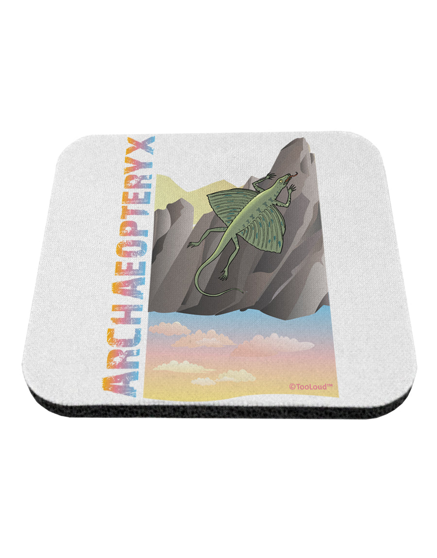 Archaopteryx - With Name Coaster by TooLoud-Coasters-TooLoud-White-Davson Sales