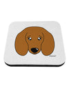 Cute Doxie Dachshund Dog Coaster by TooLoud-Coasters-TooLoud-White-Davson Sales