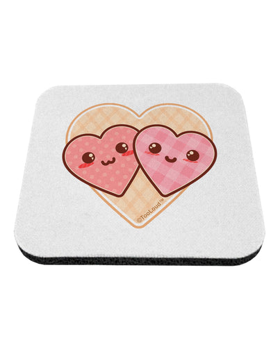 Super Cute Kawaii Hearts Coaster-Coasters-TooLoud-White-Davson Sales