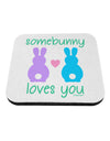 Somebunny Loves You Coaster by TooLoud-Coasters-TooLoud-White-Davson Sales