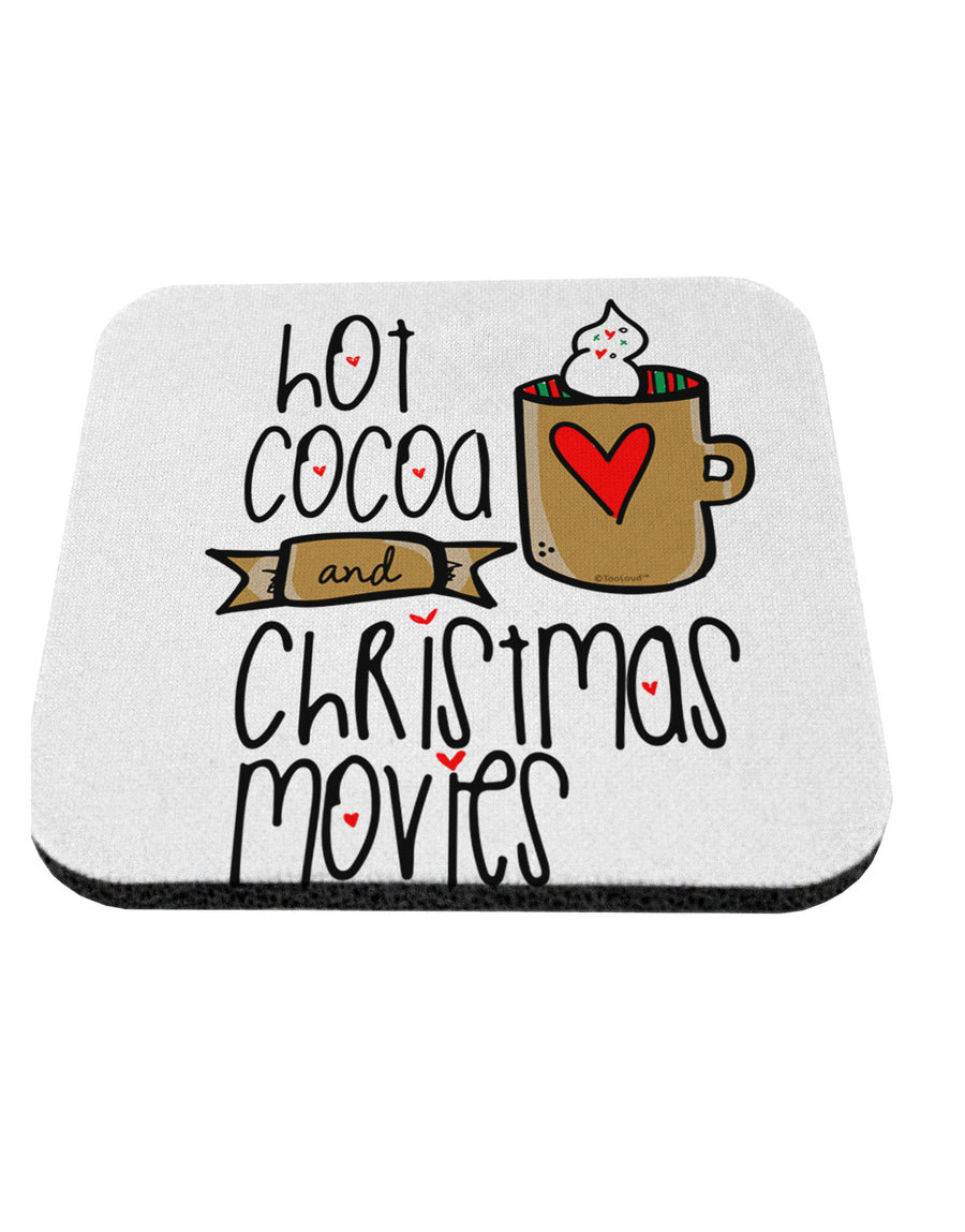 TooLoud Hot Cocoa and Christmas Movies Coaster