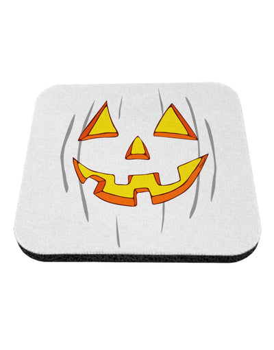 Halloween Glow Smiling Jack O Lantern Coaster-Coasters-TooLoud-White-Davson Sales