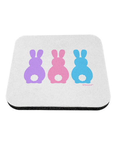 Three Easter Bunnies - Pastels Coaster by TooLoud-Coasters-TooLoud-White-Davson Sales