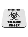 Licensed Zombie Killer - Biohazard Coaster by TooLoud-Coasters-TooLoud-White-Davson Sales