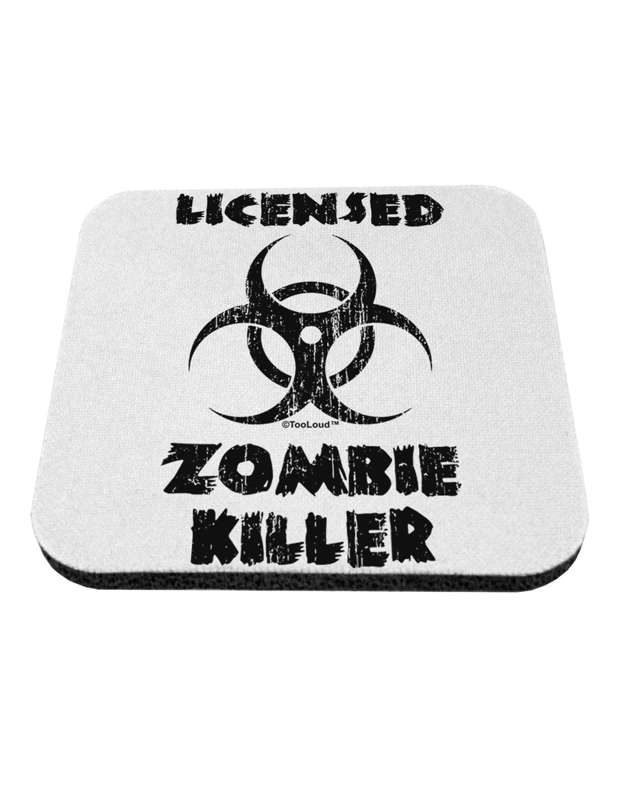 Licensed Zombie Killer - Biohazard Coaster by TooLoud-Coasters-TooLoud-White-Davson Sales