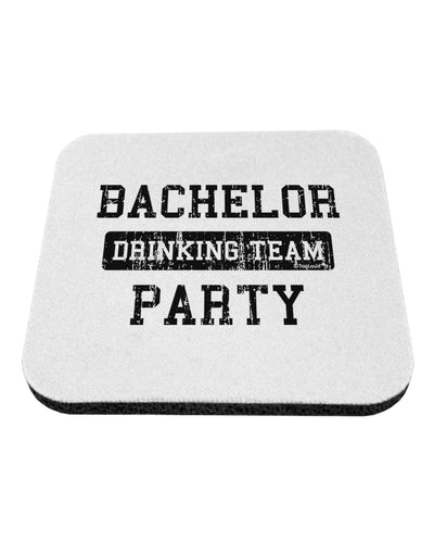Bachelor Party Drinking Team - Distressed Coaster-Coasters-TooLoud-White-Davson Sales