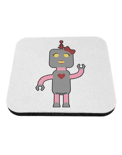 Cute Robot Female Coaster by TooLoud-Coasters-TooLoud-1-Davson Sales