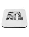 ATL Atlanta Text Coaster by TooLoud-Coasters-TooLoud-White-Davson Sales