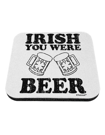 Irish You Were Beer Coaster by TooLoud-Coasters-TooLoud-White-Davson Sales