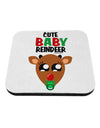 Cute Baby Reindeer Matching Deer Coaster-Coasters-TooLoud-1-Davson Sales