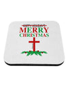 No Happy Holidays&#44; Merry Christmas Coaster-Coasters-TooLoud-1-Davson Sales