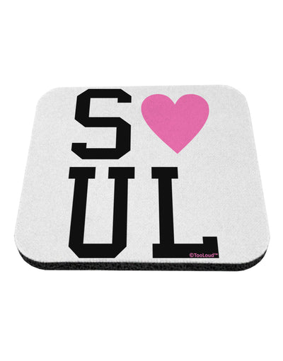 Matching Soulmate Design - Soul - Pink Coaster by TooLoud-Coasters-TooLoud-White-Davson Sales