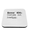 Error 404 Costume Coaster-Coasters-TooLoud-White-Davson Sales