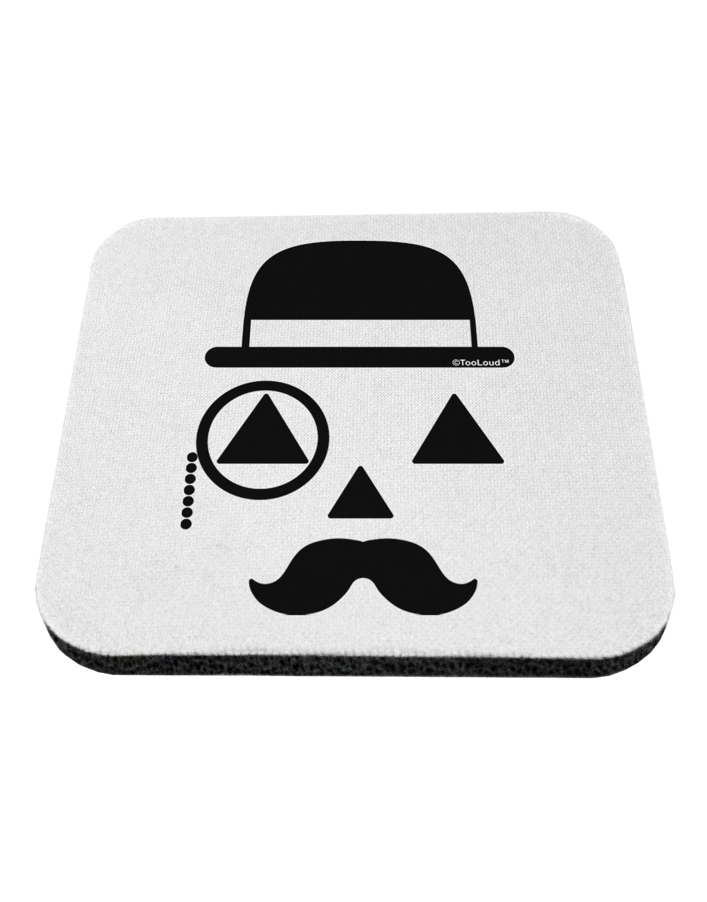 Gentleman Jack-o-lantern Coaster-Coasters-TooLoud-White-Davson Sales