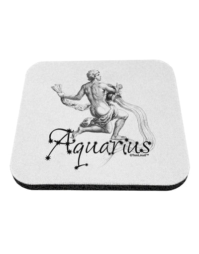 Aquarius Illustration Coaster-Coasters-TooLoud-White-Davson Sales