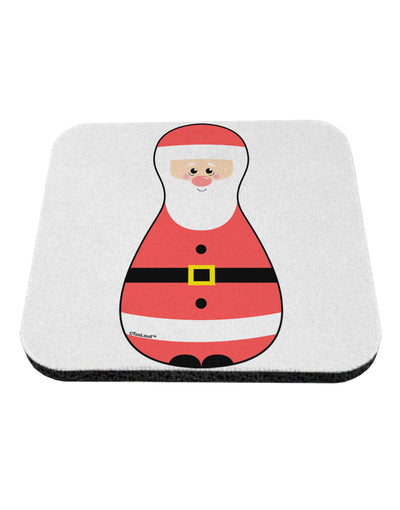 Cute Santa Matryoshka Nesting Doll - Christmas Coaster-Coasters-TooLoud-White-Davson Sales