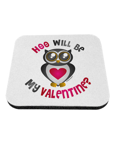 Hoo Will Be My Valentine Coaster-Coasters-TooLoud-1-Davson Sales