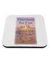 Life Will Love You Back Coaster by TooLoud-Coasters-TooLoud-1-Davson Sales