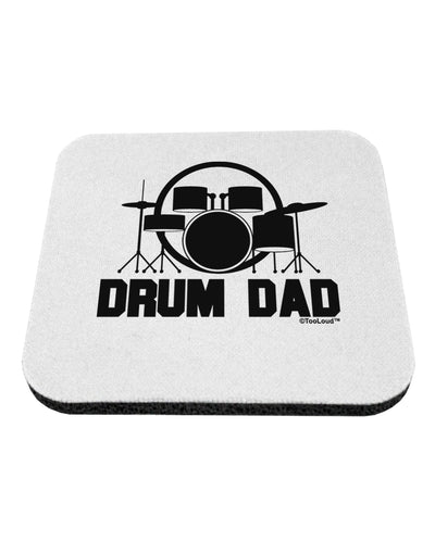 Drum Dad Coaster by TooLoud-Coasters-TooLoud-White-Davson Sales