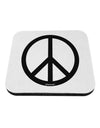 Peace Sign Symbol Coaster-Coasters-TooLoud-White-Davson Sales