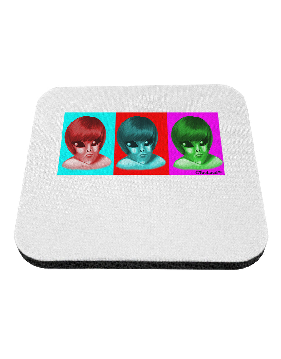 Extraterrestial Pop-art #2 Coaster by TooLoud-Coasters-TooLoud-White-Davson Sales