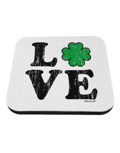 Irish Love - Distressed Coaster by TooLoud-Coasters-TooLoud-White-Davson Sales