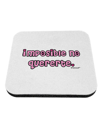 Imposible No Quererte Coaster by TooLoud-Coasters-TooLoud-White-Davson Sales