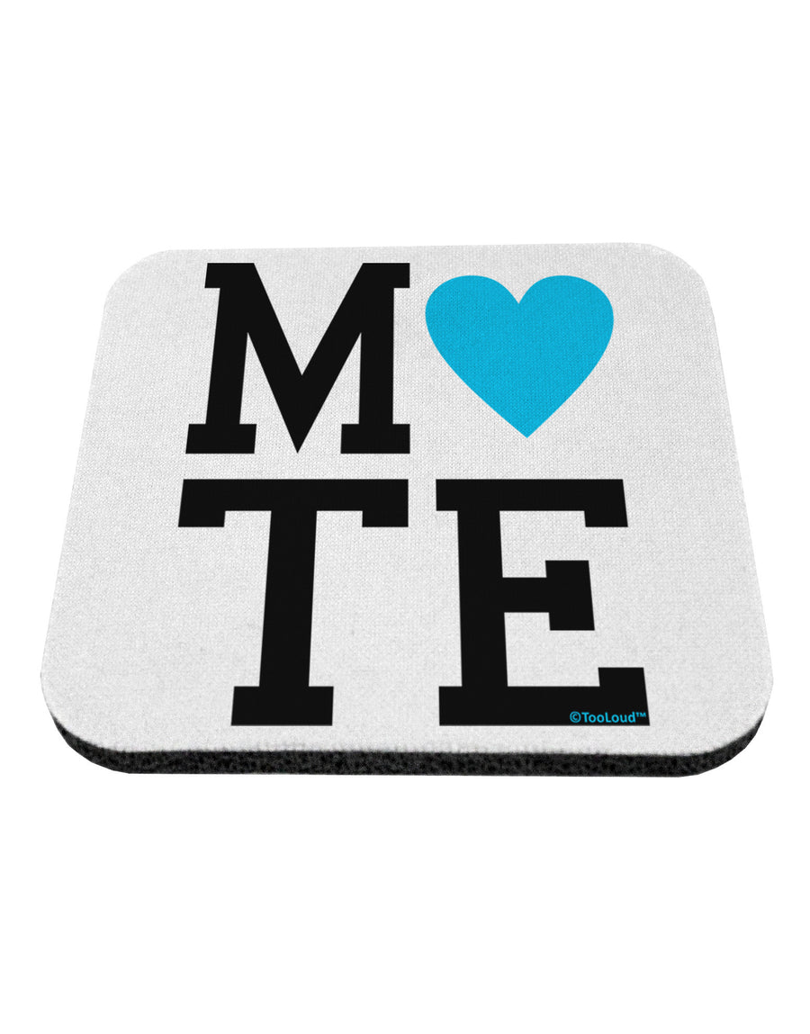 Matching Soulmate Design - Mate - Blue Coaster by TooLoud-Coasters-TooLoud-White-Davson Sales