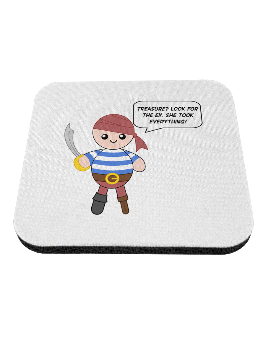 Look for the Ex - Petey the Pirate Coaster-Coasters-TooLoud-White-Davson Sales