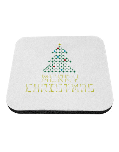 Merry Christmas Sparkles Coaster-Coasters-TooLoud-1-Davson Sales