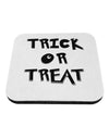 Trick or Treat Halloween Pumpkin Coaster-Coasters-TooLoud-White-Davson Sales