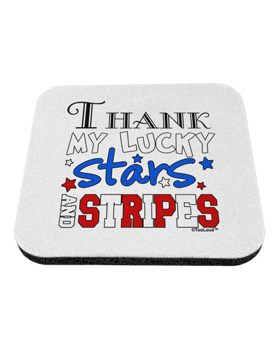 Thank My Lucky Stars and Stripes Color Coaster by TooLoud-Coasters-TooLoud-White-Davson Sales