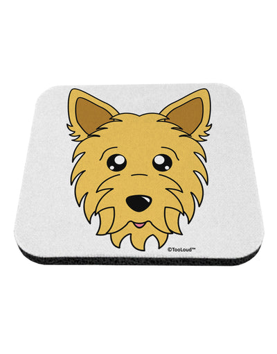 Cute Yorkshire Terrier Yorkie Dog Coaster by TooLoud-Coasters-TooLoud-White-Davson Sales